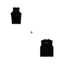 Pack Duo Musculosa compresión + Musculosa oversize